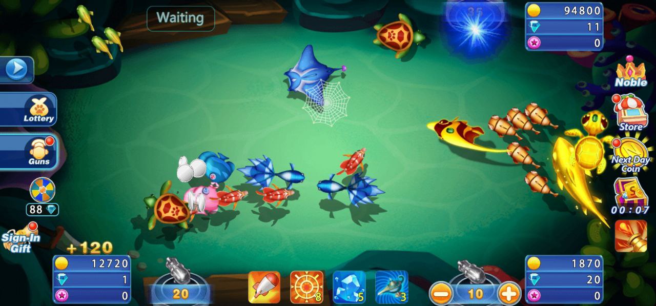 BanCa Fishing Animations and Game Characters